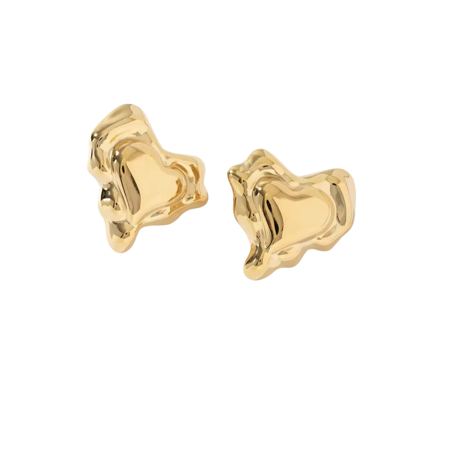 Boucle d’oreille LAVA HEART