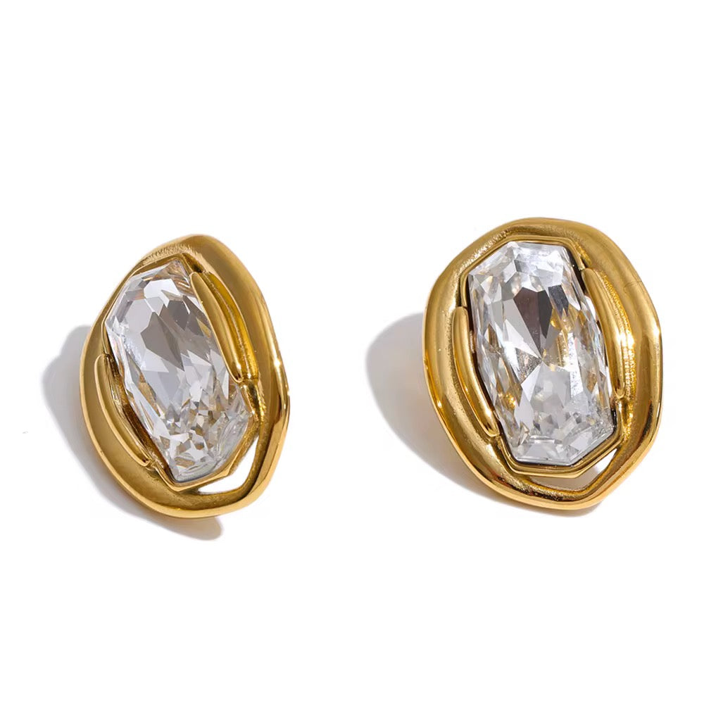 Boucles d'oreilles FLAMANDS white