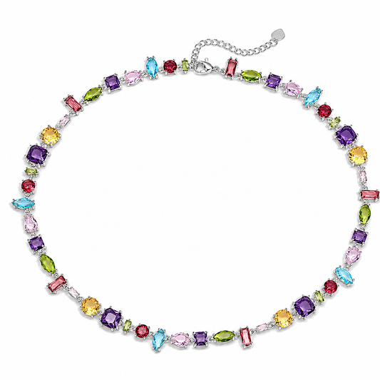 Collier Cosmic Argenté