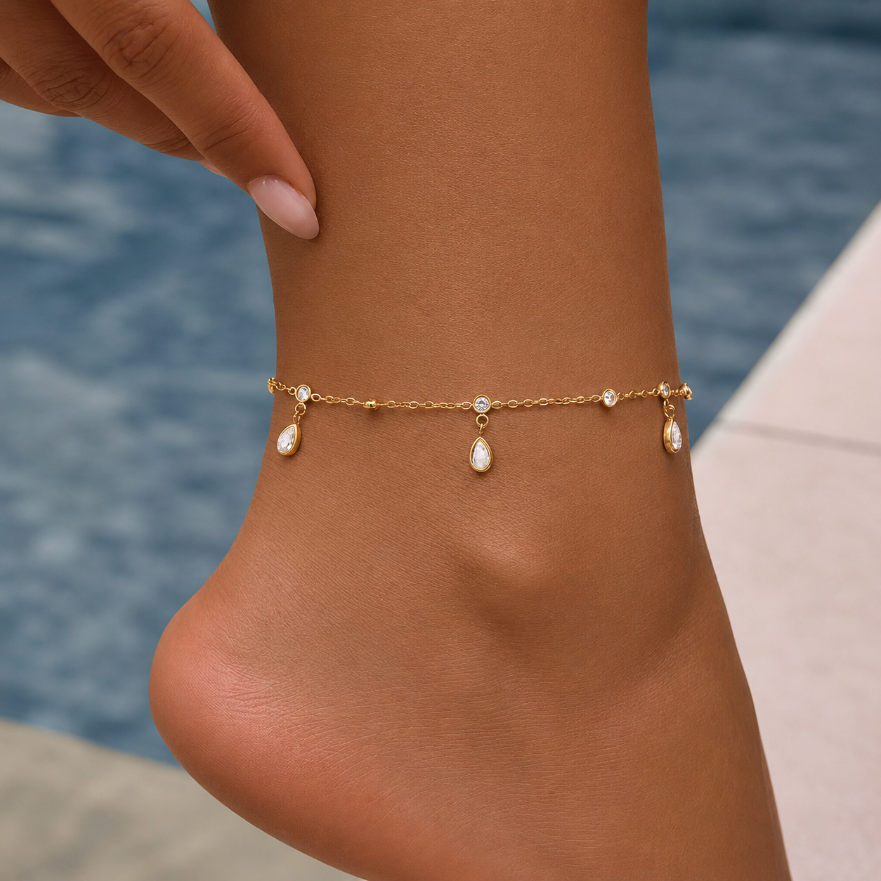 Bracelets de cheville GOUTTE