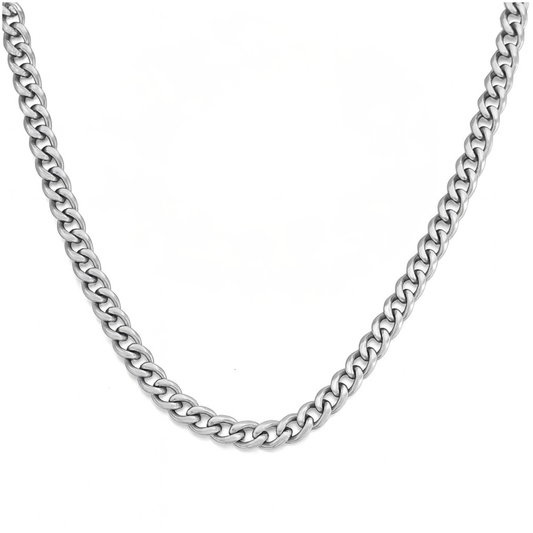 Collier CUBAN Argent