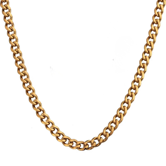 Collier CUBAN Or