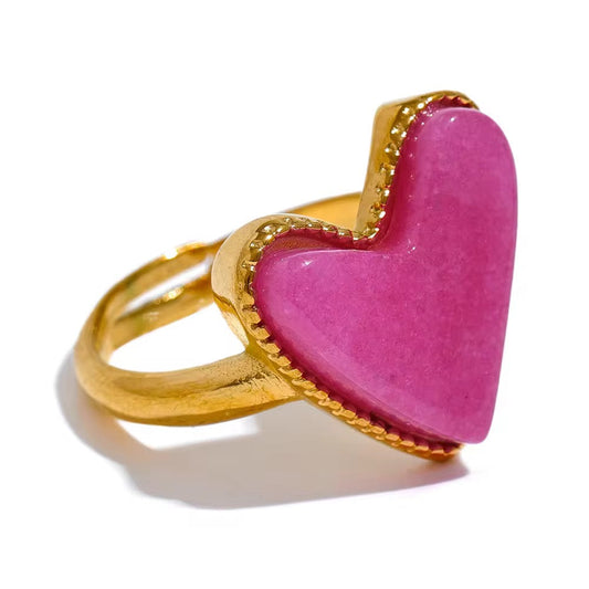 Bague Heart Rose